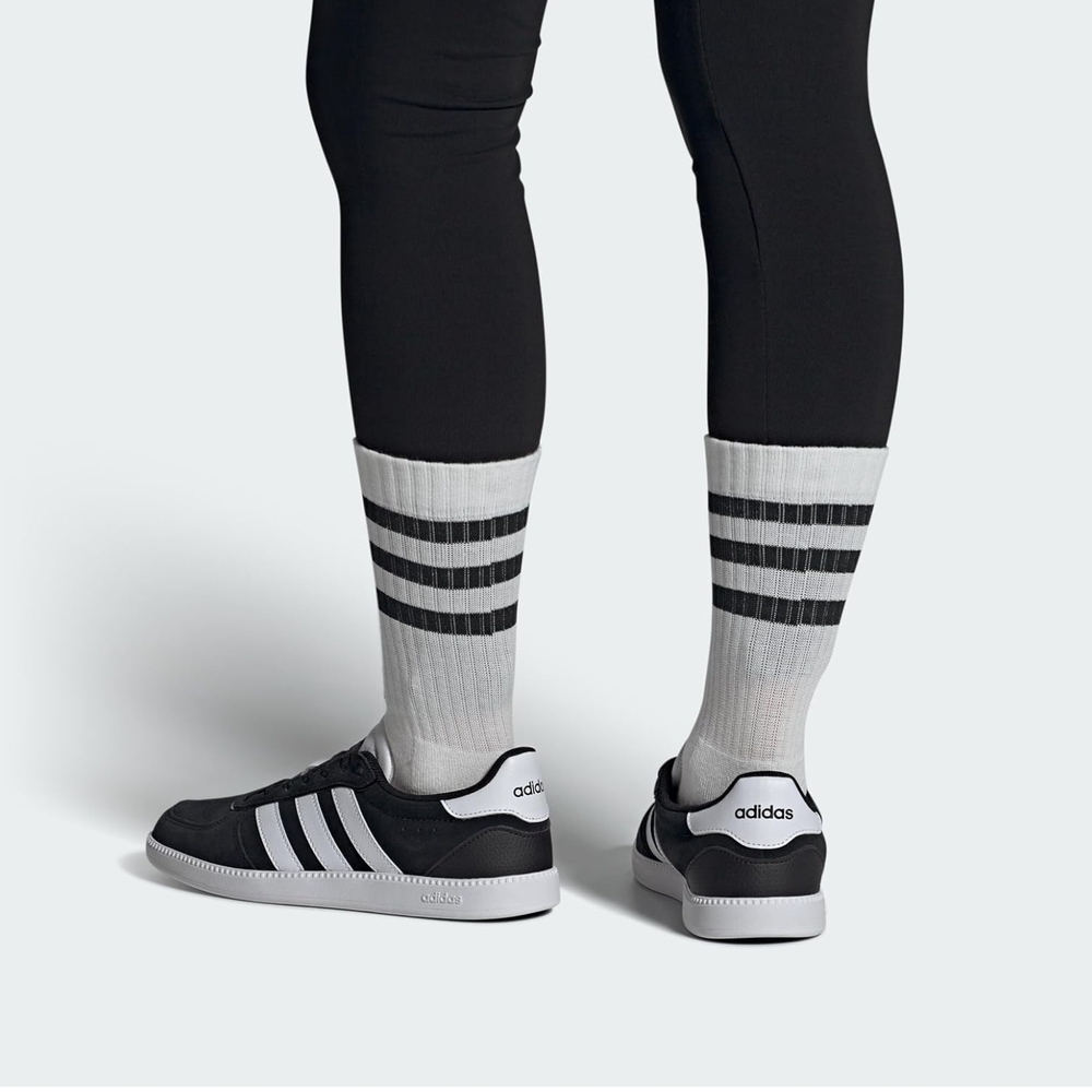 Adidas Black and White Athletic Socks